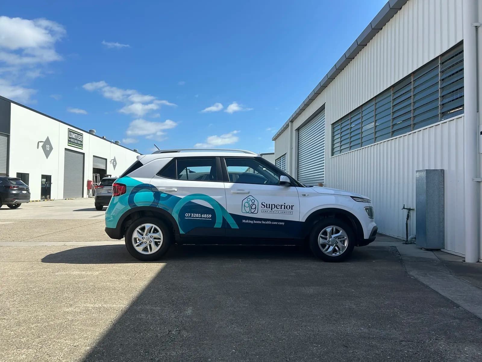Superior Home Health Venue side profile wrap