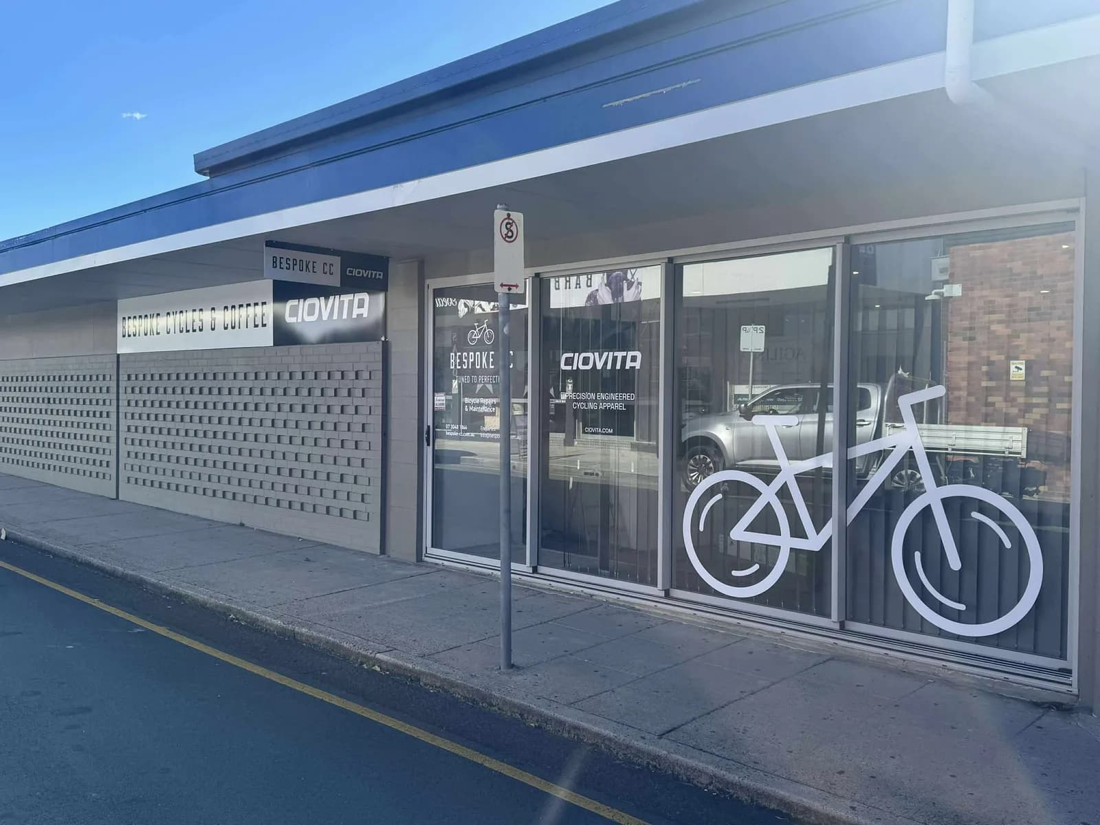 Bespoke and Ciovita shopfront window graphics