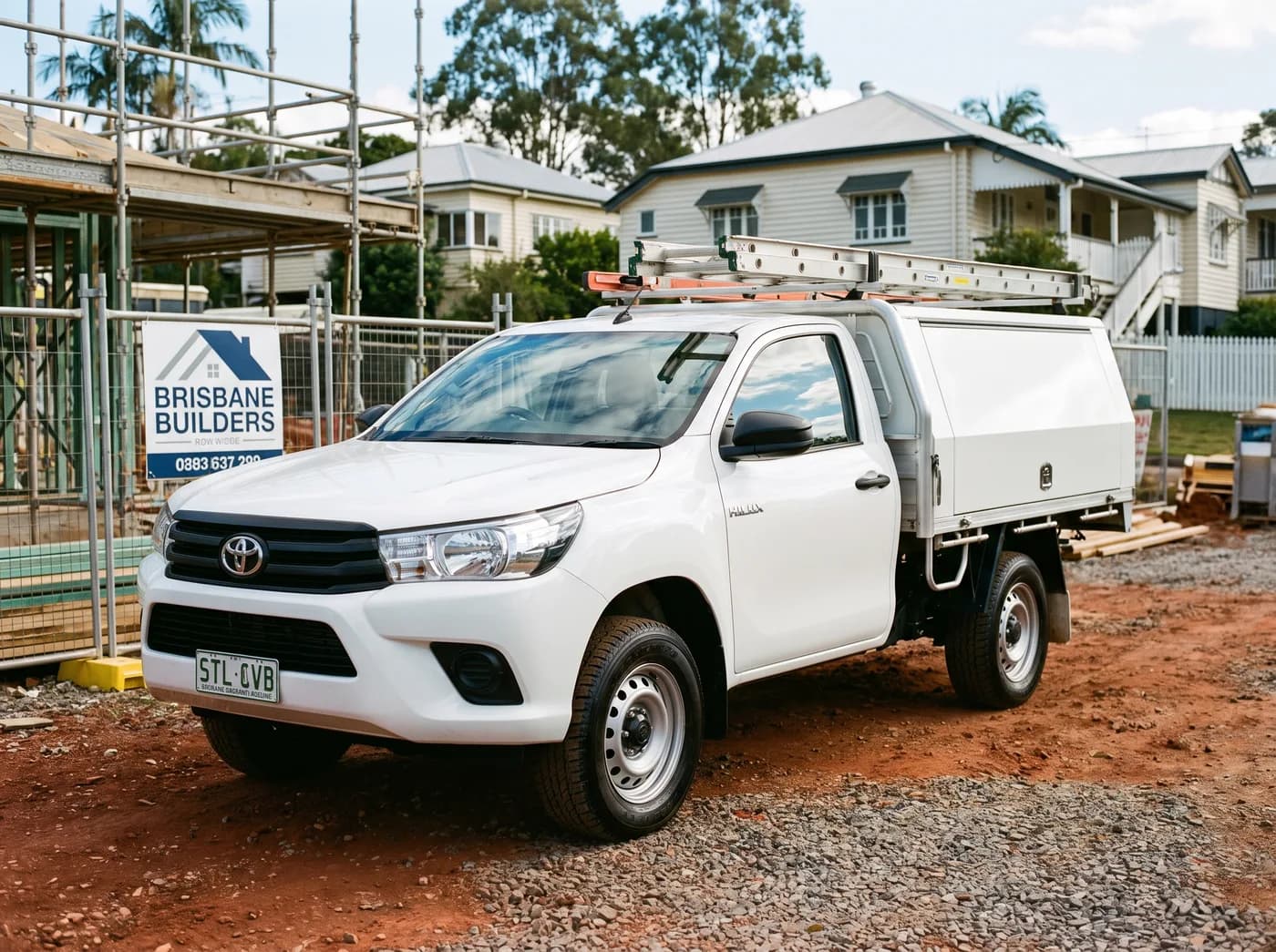 Ceramic-coated tradie work ute