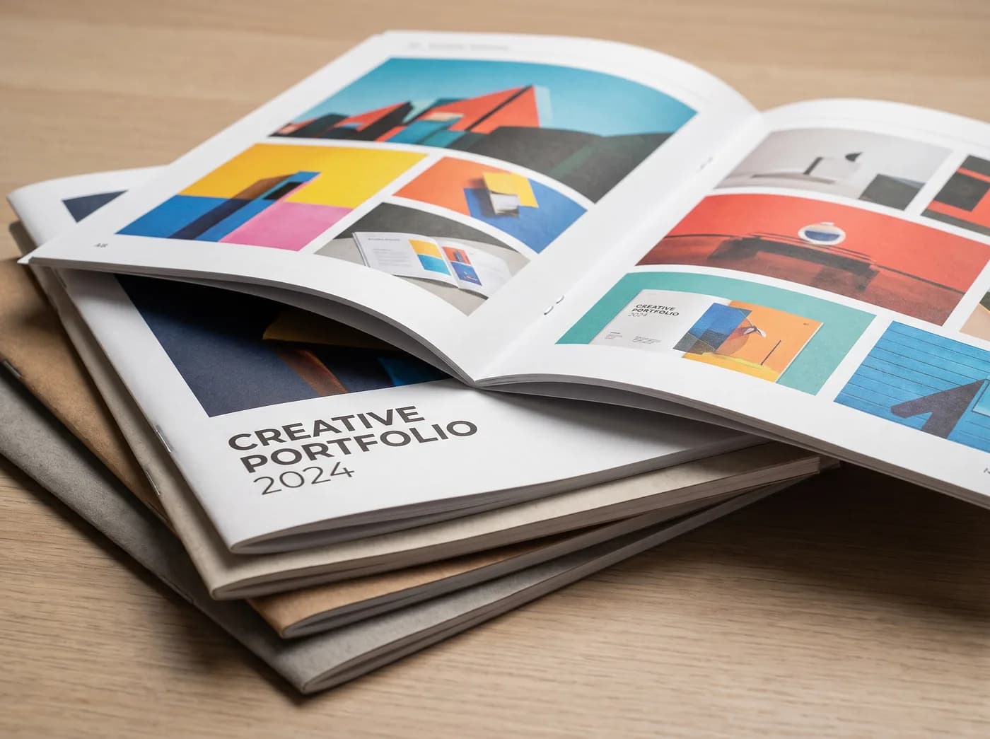 Saddle-stitched booklets