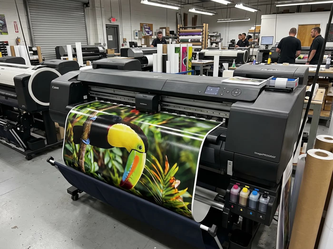 Large-format poster printing