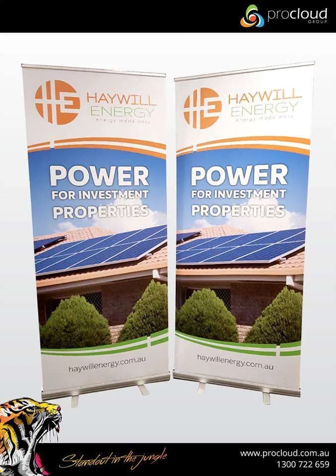 Pull-up banner stands
