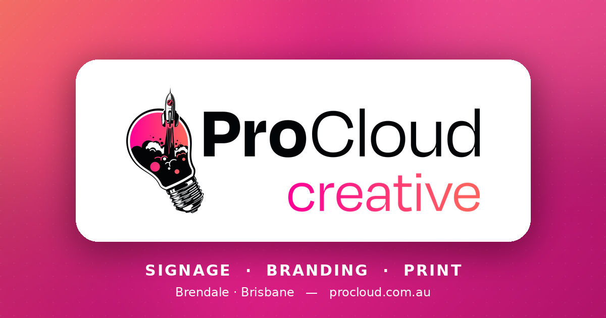 Building Signage Brisbane · ProCloud Creative